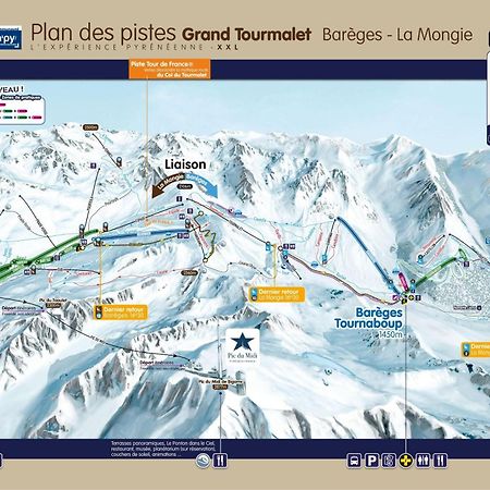 Апартаменти Studio Au Pied Des Pistes De La Mongie Баньєр-де-Бігорр Екстер'єр фото