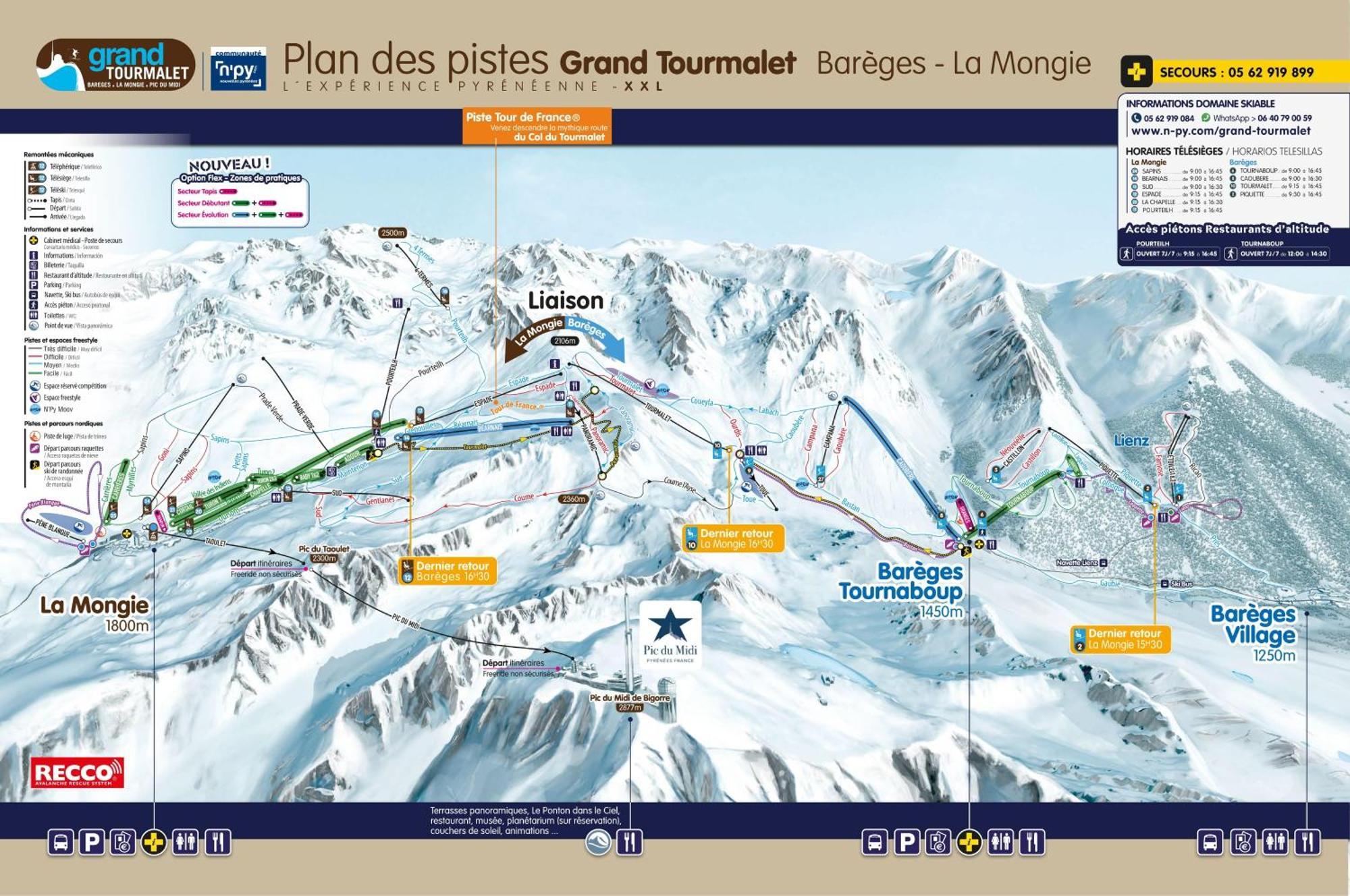 Апартаменти Studio Au Pied Des Pistes De La Mongie Баньєр-де-Бігорр Екстер'єр фото